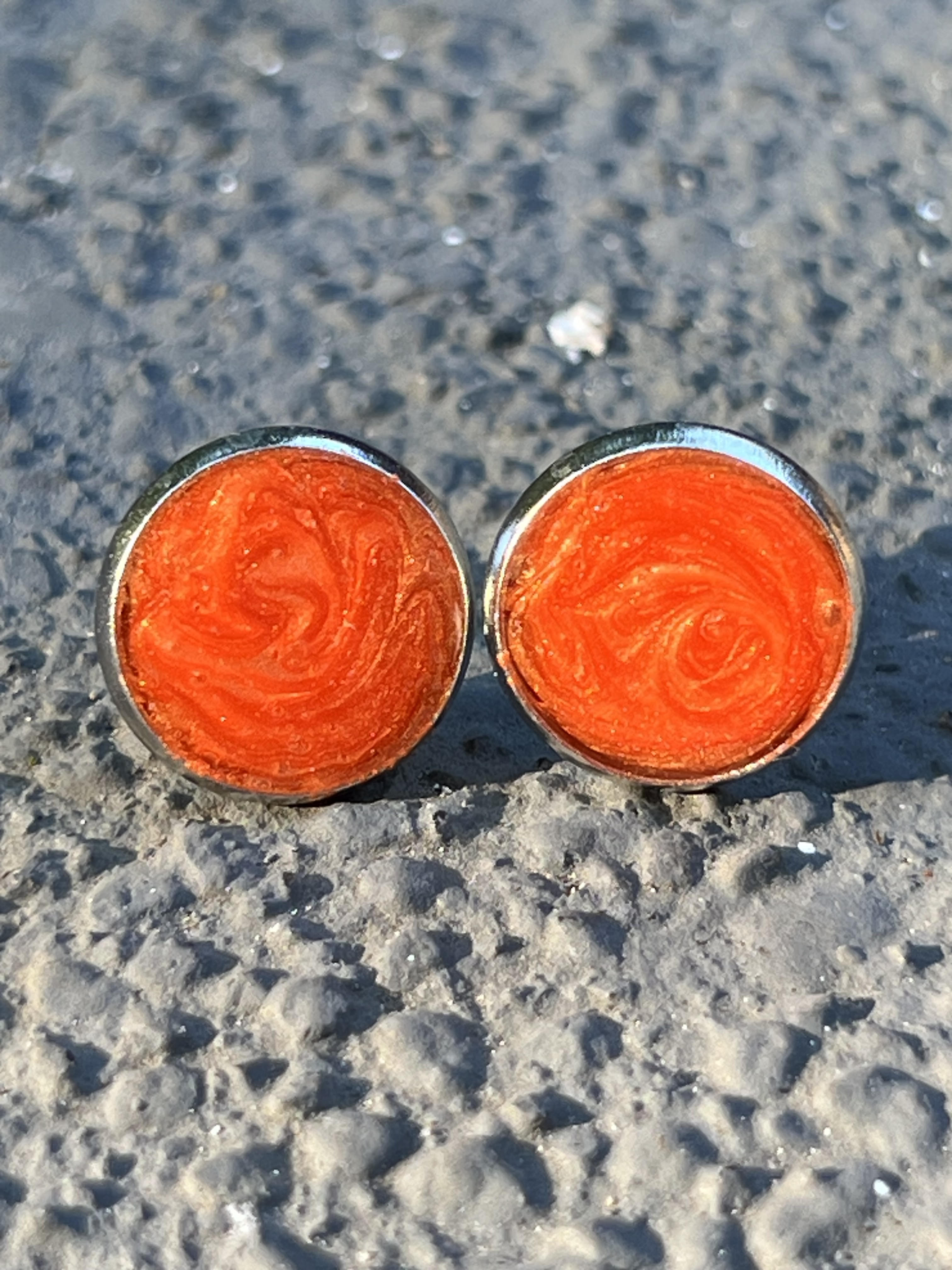 12mm Lava Studded Earrings