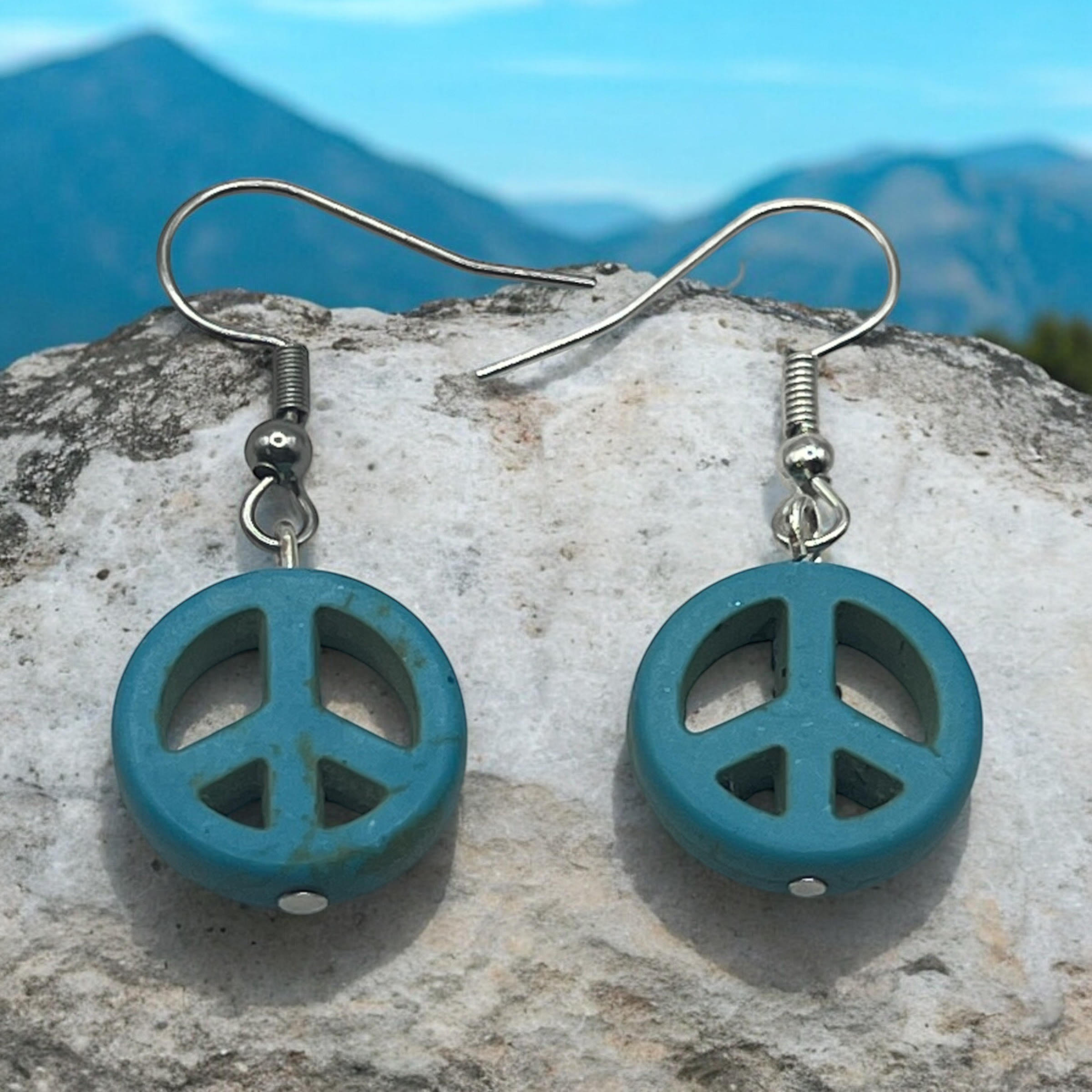 Peace Sign Earrings
