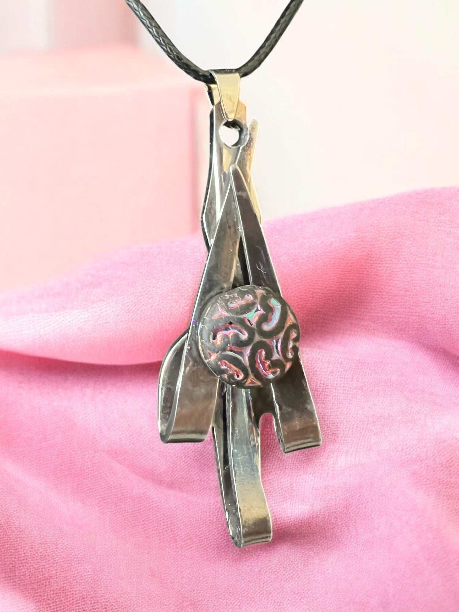 Rustic Handcrafted Metal Necklace